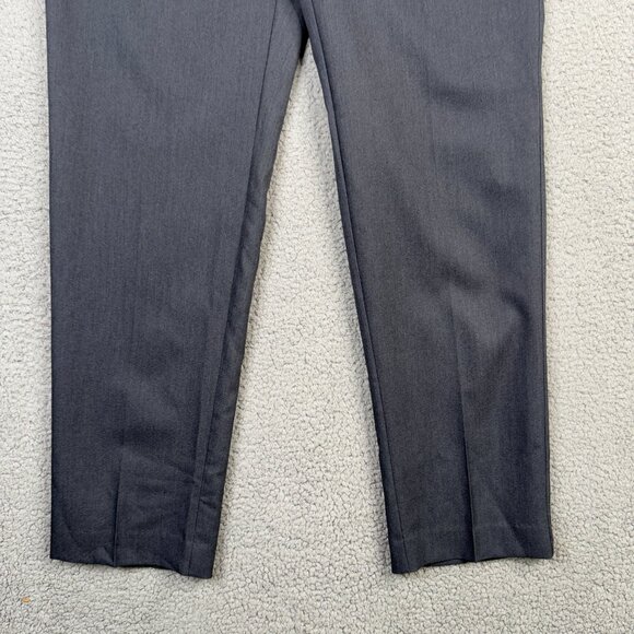 Michael Kors Men's Dress Pants 34X32 Charcoal Flat Front Straight Stretch NWT - Picture 3 of 11